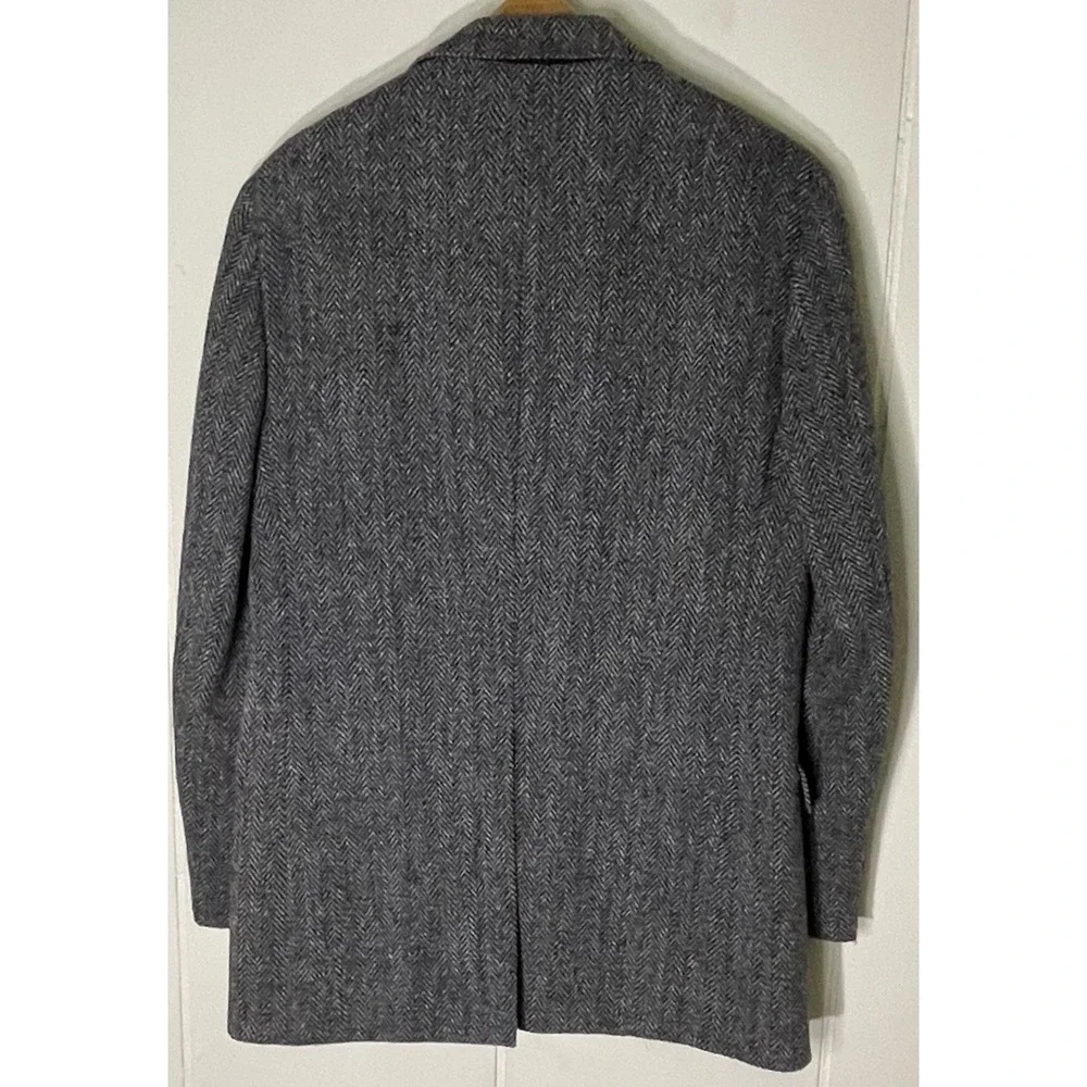 Vintage Tailor's Bench Harris Tweed Blazer 40-42R Wool‎ USA Made